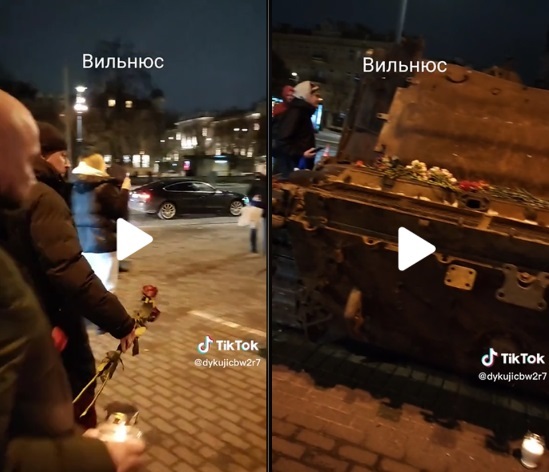 دردسر تانک روسی در لیتوانی / از گل حامیان تا دستشویی مخالفان دردسر تانک روسی در لیتوانی / از گل حامیان تا دستشویی مخالفان