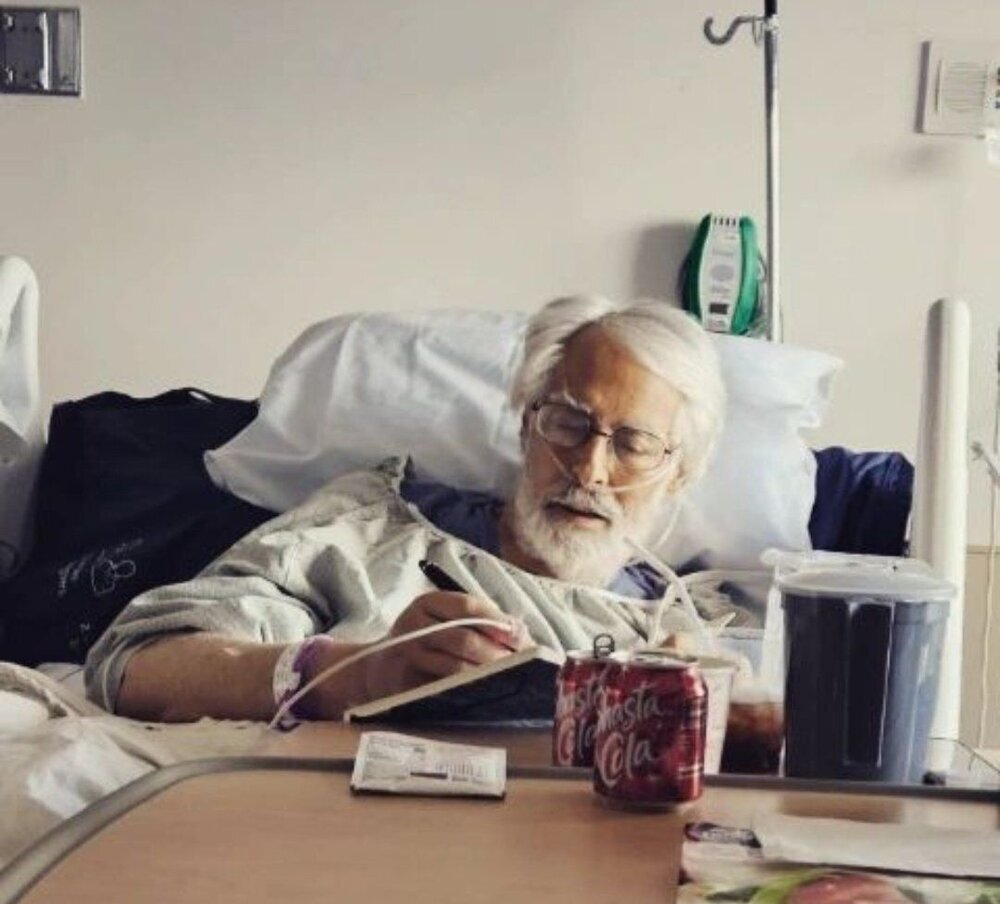 سیدجواد طباطبایی تصویری از آخرین روزهای زندگی سیدجواد طباطبایی (عکس)