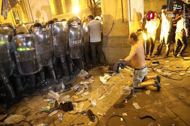 گرجستان ناآرام شد (+فیلم)