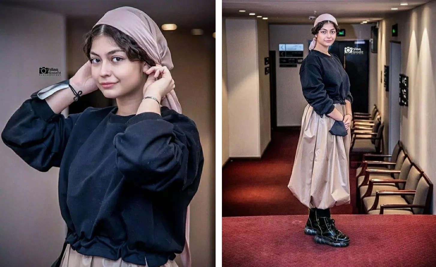 گلنسا خواهر جیران تیپ متفاوت گلنسا خواهر جیران (عکس)