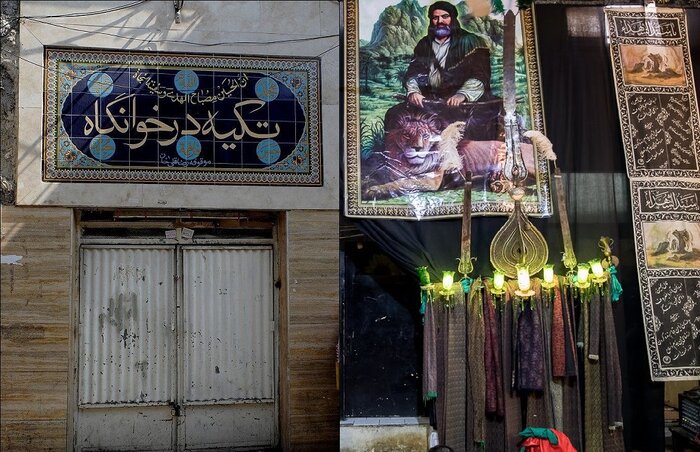 حسینیه&zwnj;ها و تکیه&zwnj;های تاریخی تهران/ شوفرها و سوپورها تکیه عزاداری دارند + عکس