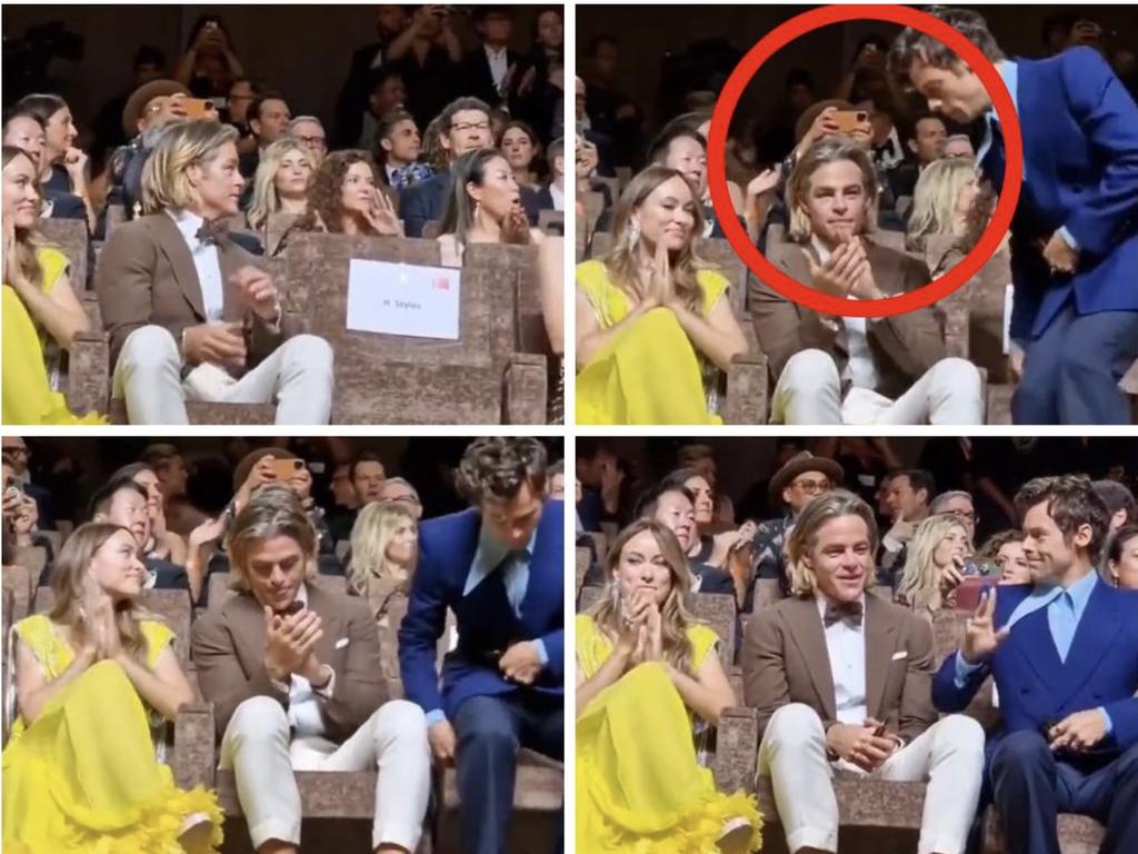 ببینید| جنجال بزرگ جشنواره ونیز / آب دهان پرت کردن هری استایلز به سمت کریس پاین ! آب دهان پرت کردن هری استایلز به سمت کریس پاین !