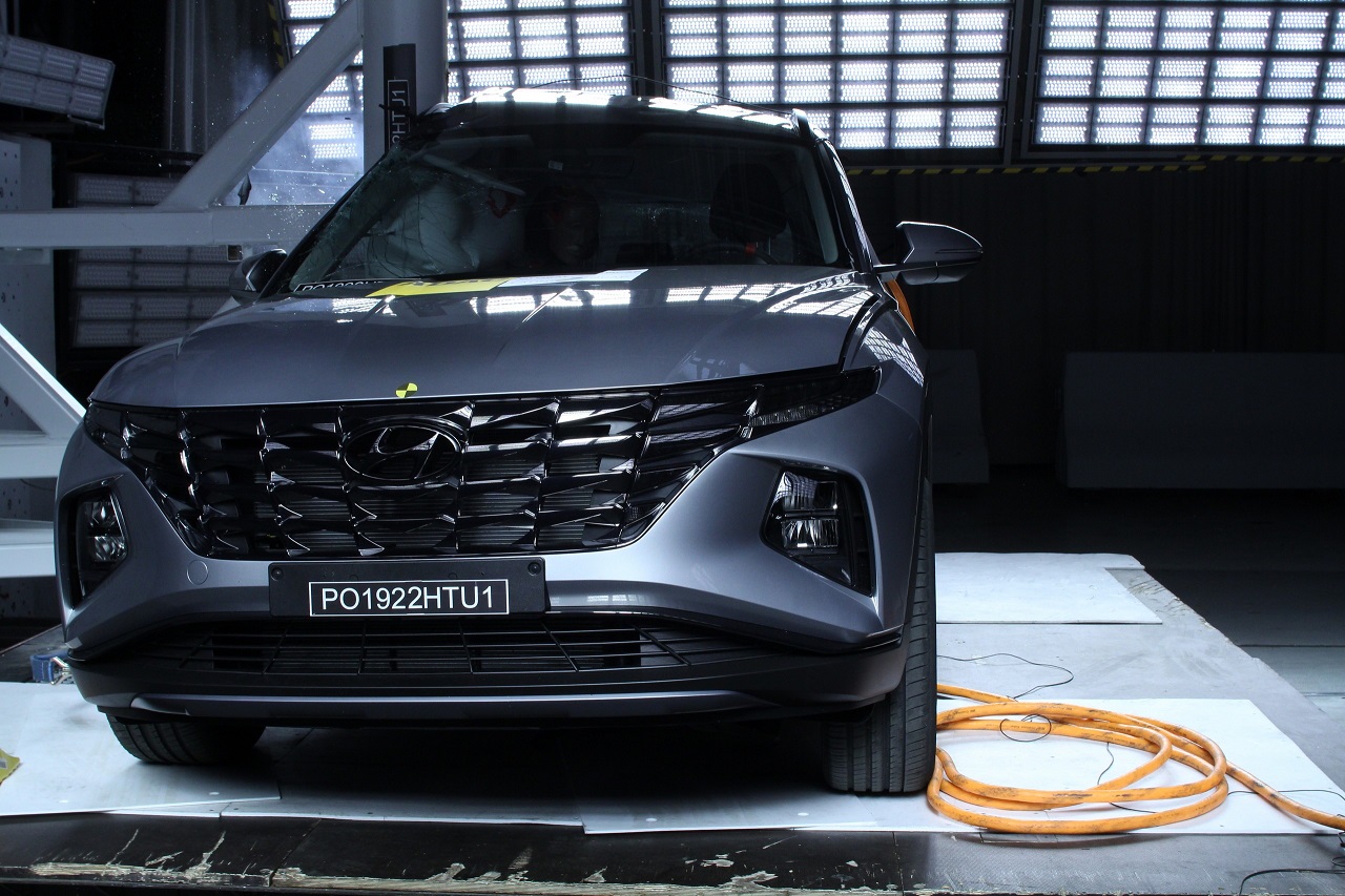 تست تصادف هیوندای توسان 2022