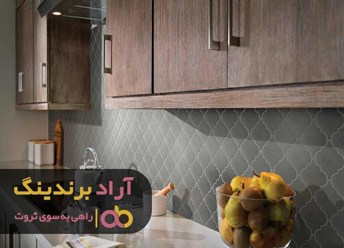 معرفی انواع کاشی بین کابینتی سه بعدی مشکی موجود در بازار