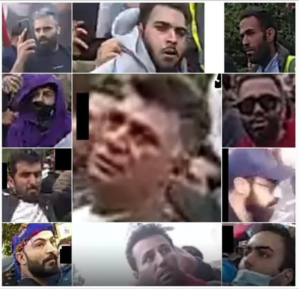 واکنش پلیس لندن به تجمع مقابل سفارت ایران: تاکنون ۱۲ نفر دستگیر شدهاند / حمله به پلیس و ایجاد را تحمل نمیکنیم/ انتشار تصاویر باز برای شناسایی (عکس) واکنش پلیس لندن به تجمع مقابل سفارت ایران: تاکنون ۱۲ نفر دستگیر شدهاند / حمله به پلیس و ایجاد را تحمل نمیکنیم/ انتشار تصاویر باز برای شناسایی (عکس)