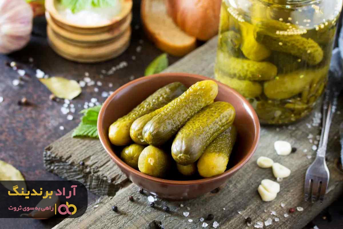 خرید خیار شور خانگی به صورت عمده و ارزان