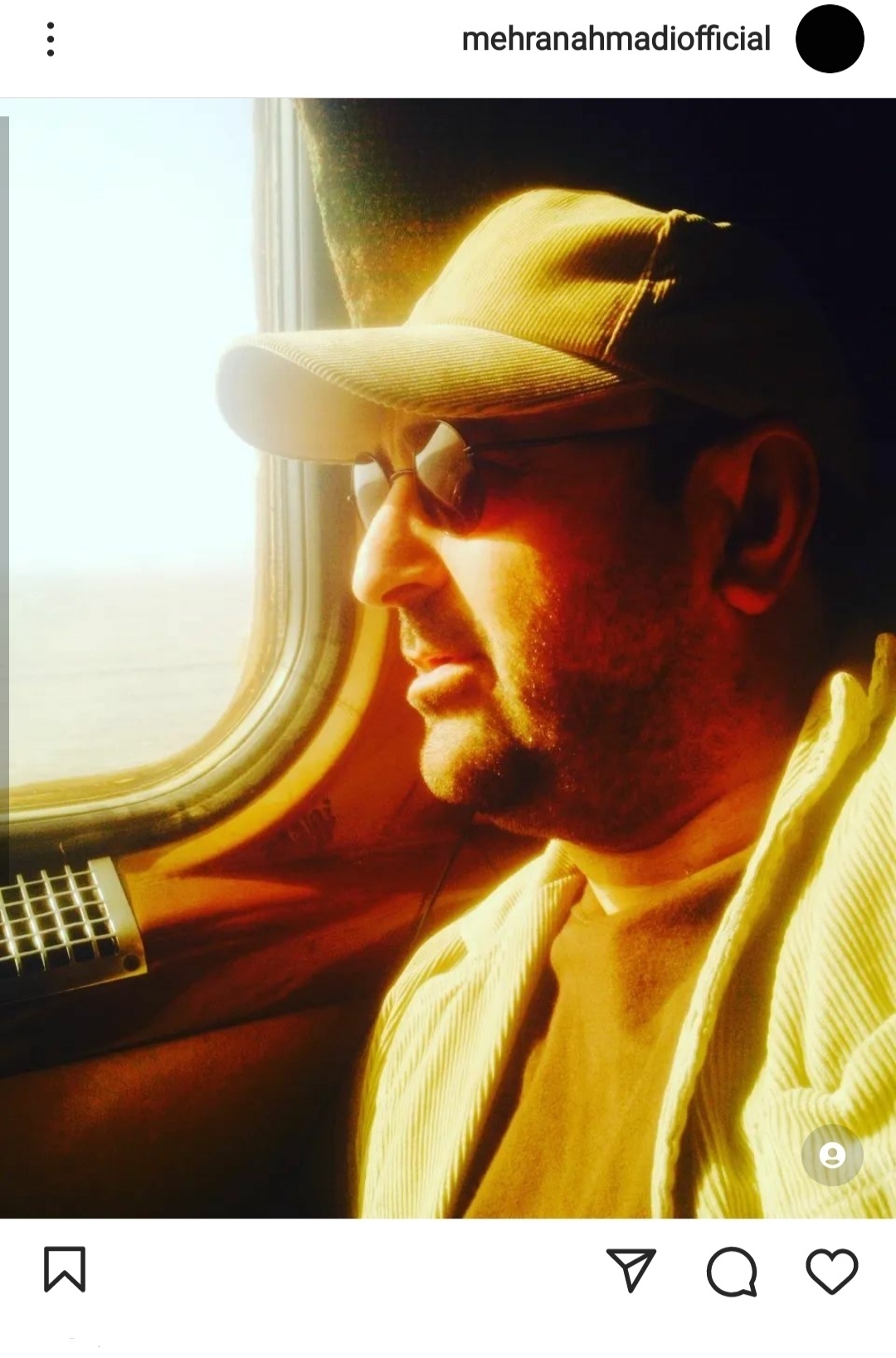 نوشته مهران احمدی برای مهران مدیری (عکس)