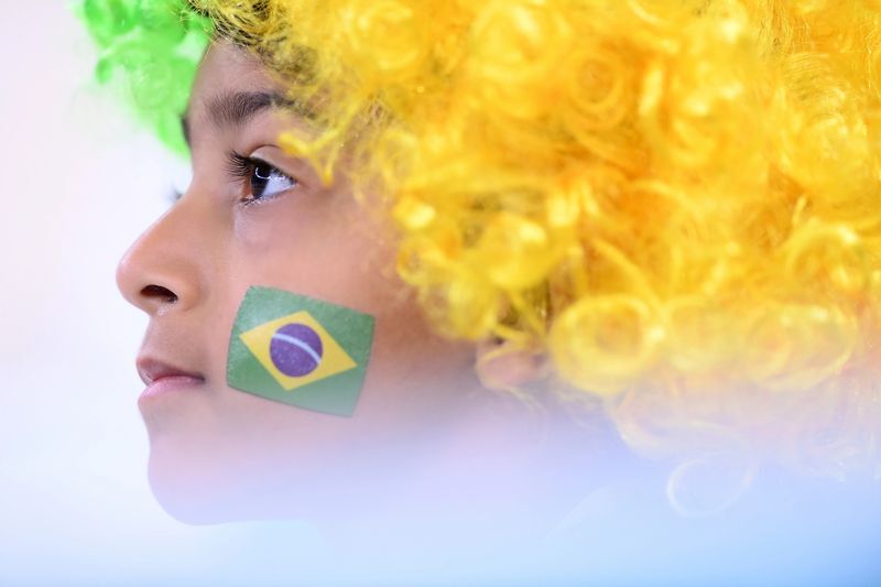 کودکان در جام جهانی (عکس)