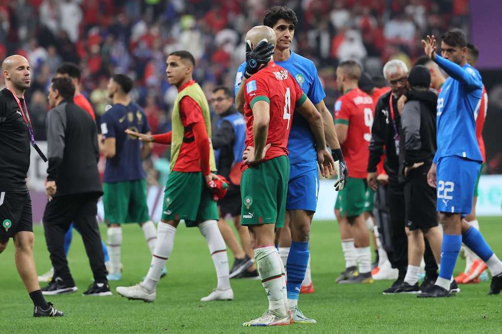 حاشیه بازی فرانسه - مراکش (+عکس) / از شادی مکرون تا دلداری امپایه به اشرف حکیمی حاشیه بازی فرانسه - مراکش (+عکس) / از شادی مکرون تا دلداری امپایه به اشرف حکیمی