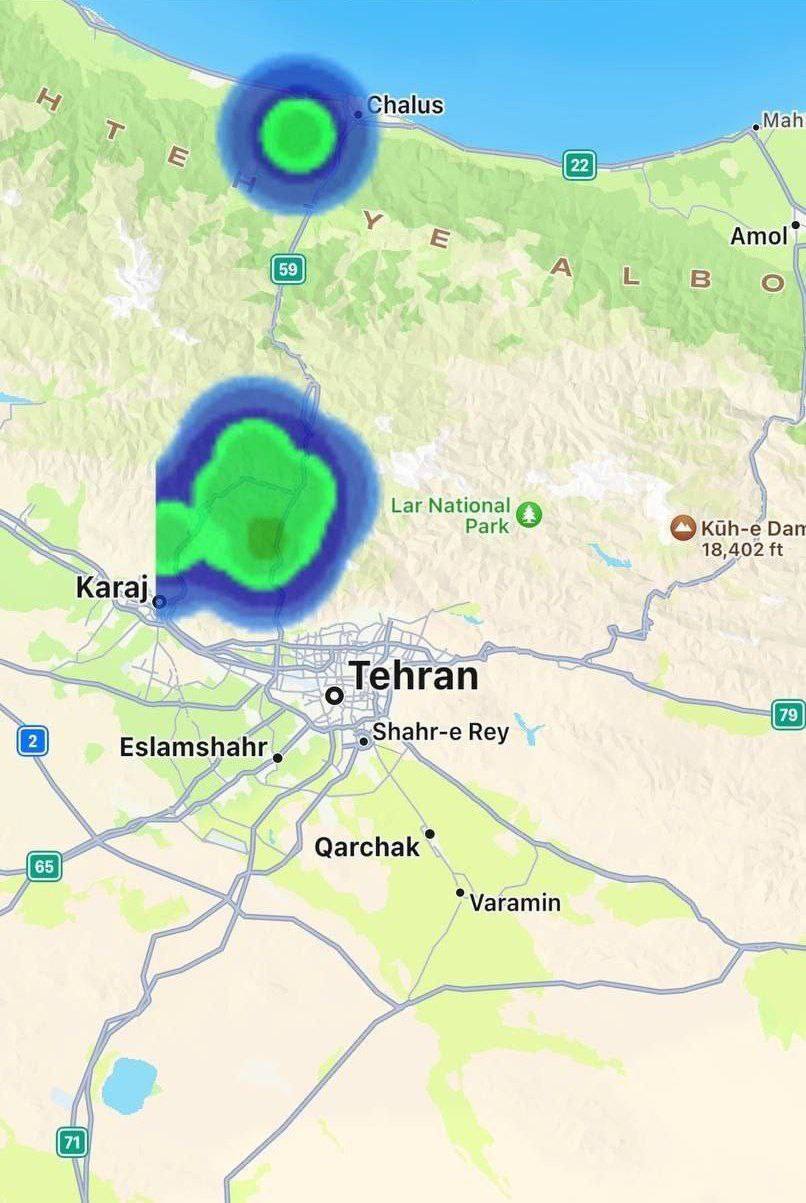 هشدار فوری هواشناسی برای تهران (+نقشه)