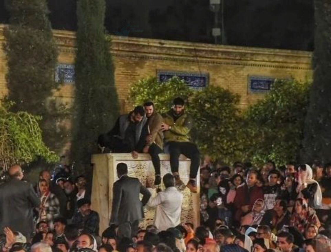 بلایی که بر سر حافظیه آوردند + عکس