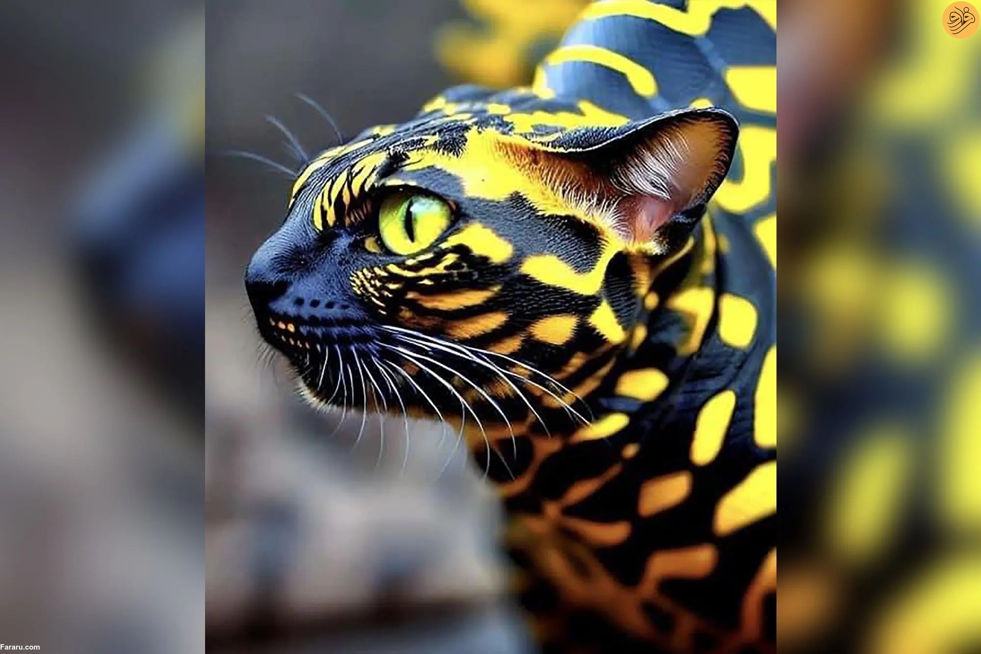 عکسی از نادرترین گونه از گربهسانان روی زمین عکسی از نادرترین گونه از گربهسانان روی زمین
