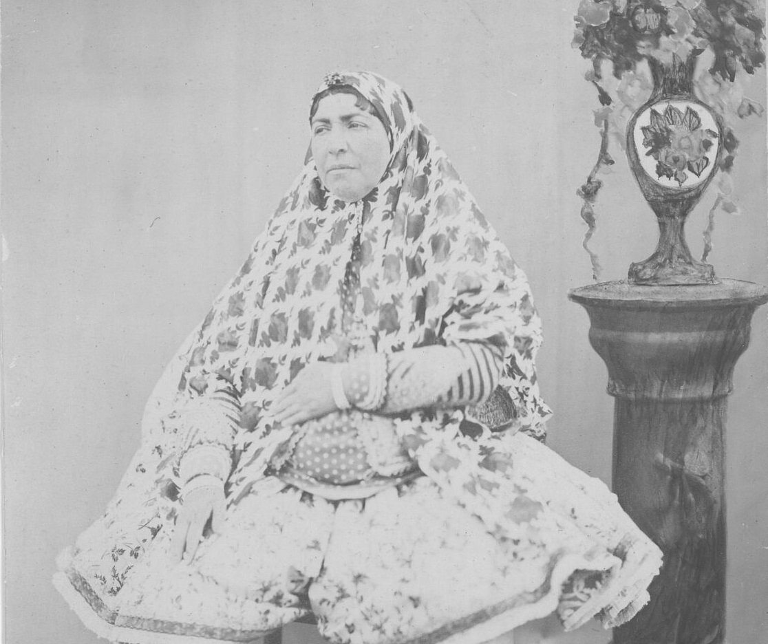 تاج الدوله در میان سالی اولین زن ناصرالدین شاه چه شکلی بود؟ (عکس)