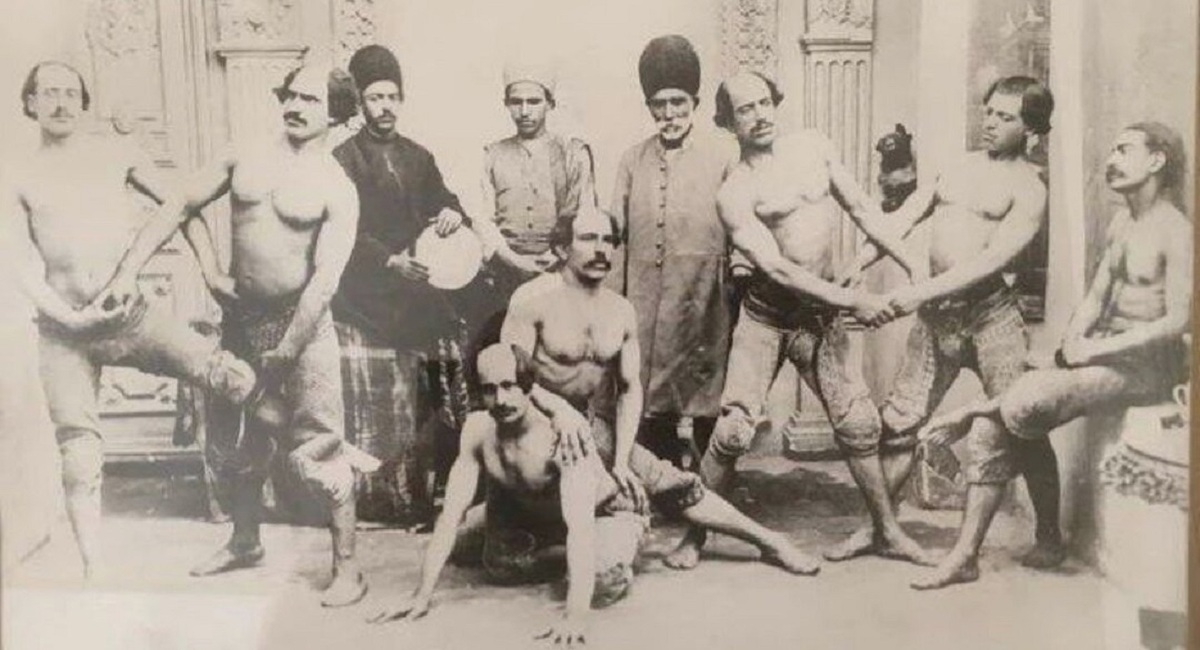 زورخانه‌ای در تجریش، اواخر دوره قاجار (+عکس)