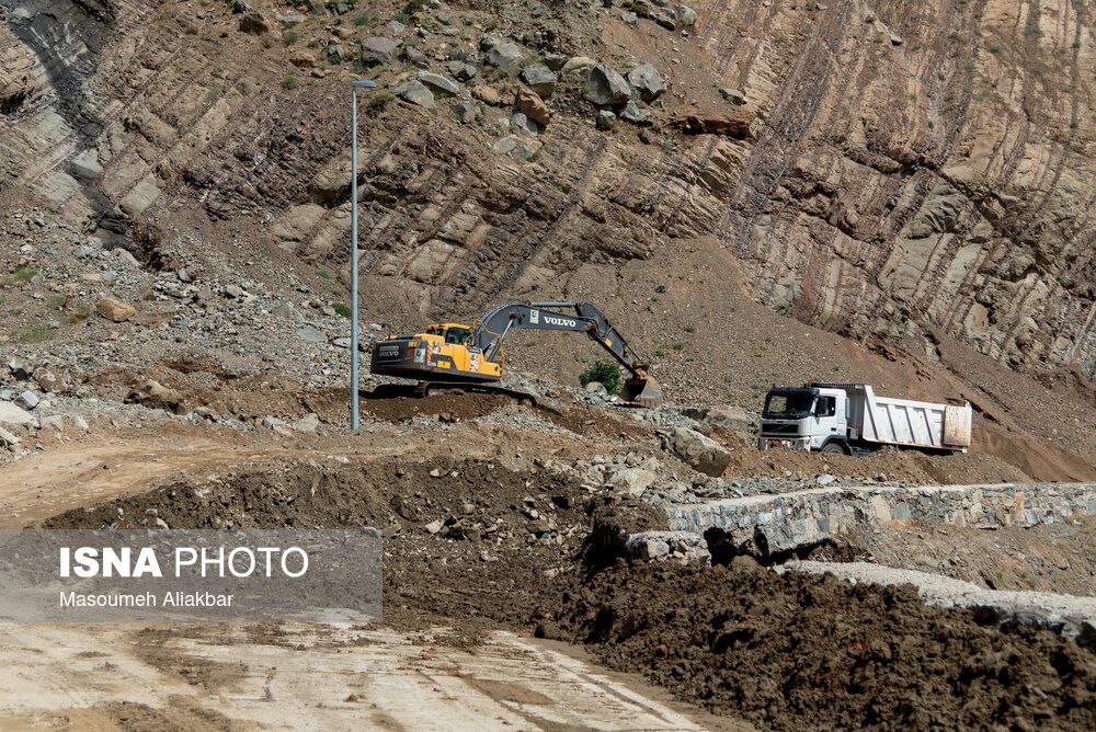 جاده چالوس پس از سیل (عکس)