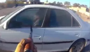 لحظه ترور فرمانده پاسگاه منطقه شهردراز در ایرانشهر