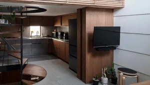 معماری ژاپنی هوشمندانه در این فضای باریک! (+عکس)