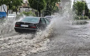 بارش شدید باران و آبگرفتگی معابر در سیستان و بلوچستان