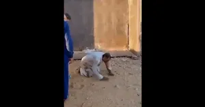 نماز شکر راننده بعد از نجات از تصادف ترسناک