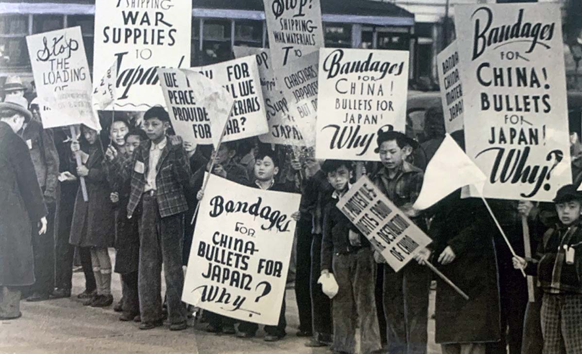 چینی–آمریکاییها در اواخر دهه ۱۹۳۰، در جریان جنگ دوم چین و ژاپن، چینی–آمریکاییها در اواخر دهه ۱۹۳۰، در جریان جنگ دوم چین و ژاپن،