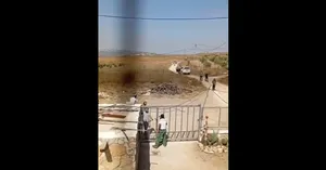 حمله و عربده‌کشی اوباش صهیونیست به اهالی شهر کرانه باختری