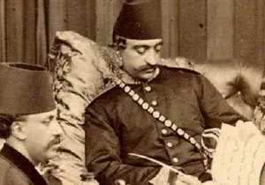 عکس آتلیه‌ای «ناصرالدین شاه» که در بادن‌بادن آلمان انداخته شد