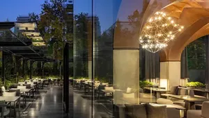 معماری‌ دیدنی یک رستوران در زعفرانیه (+عکس)