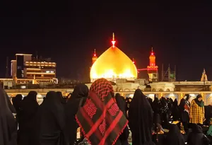 حال و هوای اربعینی حرم مطهر امیرالمؤمنین