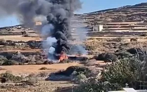 سقوط بالگرد در یونان