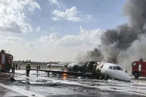 خروج هواپیما از باند فرودگاه مصراته لیبی