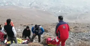 گزارش تصویری از عملیات نجات رضا امیرخانی در ارتفاعات منطقه پروازی امامزاده هاشم