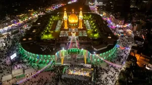 حال و هوای بین‌الحرمین در بامداد اربعین
