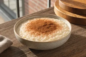 طرز تهیه فرنی با آرد برنج و شیر خشک ؛ مقوی‌ ترین دسر و میان‌ وعده‌