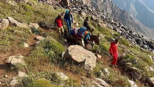 سقوط از دندان اژدها در ارتفاع ۴۴۰۰ متری؛ کوهنورد همدانی زنده ماند
