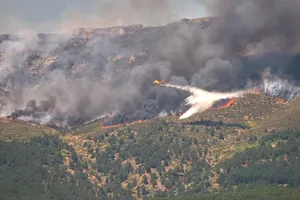 آتش‌سوزی گسترده در ایالت نوادا آمریکا