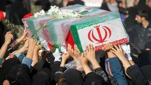 تشییع شهدای تازه شناسایی شده مدرسه شجره طیبه میناب