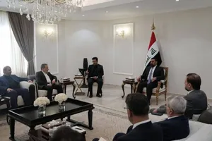 دیدار سید عباس عراقچی با هیبت الحلبوسی رئیس مجلس عراق