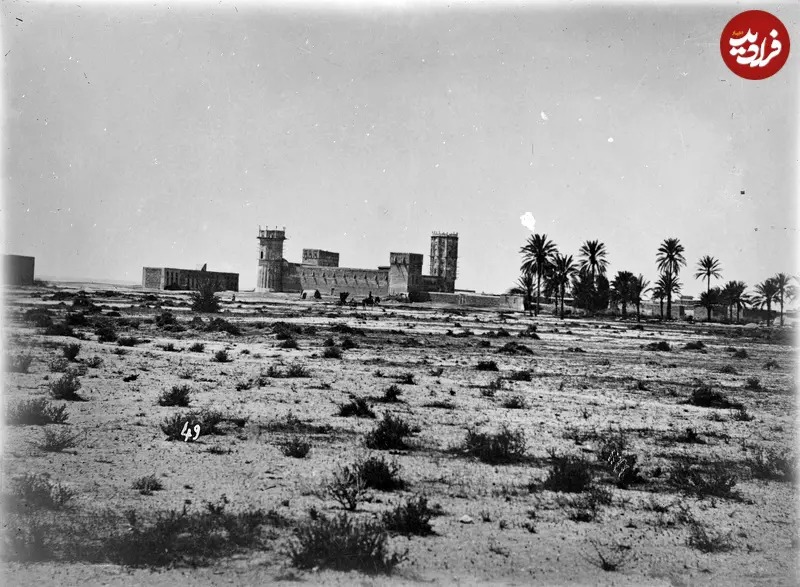 منظرۀ اداره تلگراف بوشهر در دوران حکومت قاجار