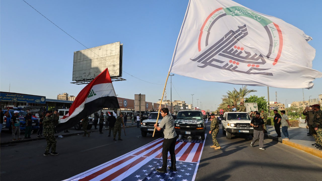 عراق: بازداشت عاملان توهین به پرچم آمریکا در رژه حشد الشعبی عراق: بازداشت عاملان توهین به پرچم آمریکا در رژه حشد الشعبی