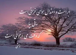 امروز با وحشی بافقی: ساقی بیا که وقت می ارغوانی است