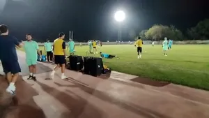 آغاز تمرین تیم ملی فوتبال ایران در ورزشگاه نفتچی فرغانه