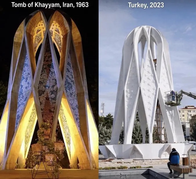یادمان شهدا در ترکیه و آرامگاه خیام یادمان شهدا در ترکیه و آرامگاه خیام