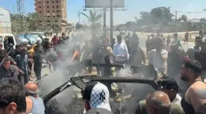 حمله اسرائیل به مرکز نوار غزه