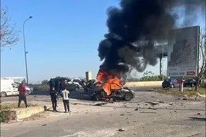 حمله پهپادی اسرائیل به یک خودرو در صور لبنان