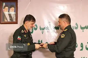 ارتقای درجه سردار مهدی حاجیان، فرمانده انتظامی کرمانشاه به سرتیپی