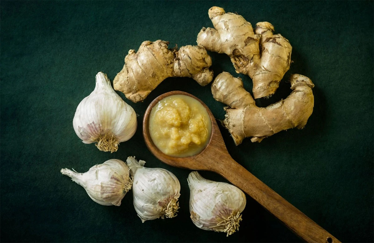 سیر و زنجبیل تازه سیر و زنجبیل تازه