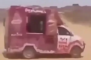 ماشین بستنی‌فروشی وسط میدان نبرد یمن سوژه شد