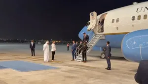 استقبال سرد مقامات امارات از وزیر خارجه آمریکا در ابوظبی