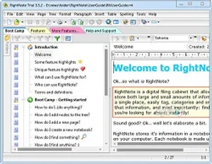دانلود نرم افزار مدیریت یادداشت ها (Bauerapps RightNote)