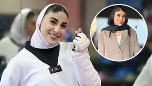 ناهید کیانی، قهرمان تکواندوی ایران، در مراسم حمایت از کودکان بیمار و بی‌سرپرست (+عکس)